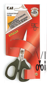 KAI Inox Scissors 5135 Thread Trimmer Edger Straight Blade 13.5cm